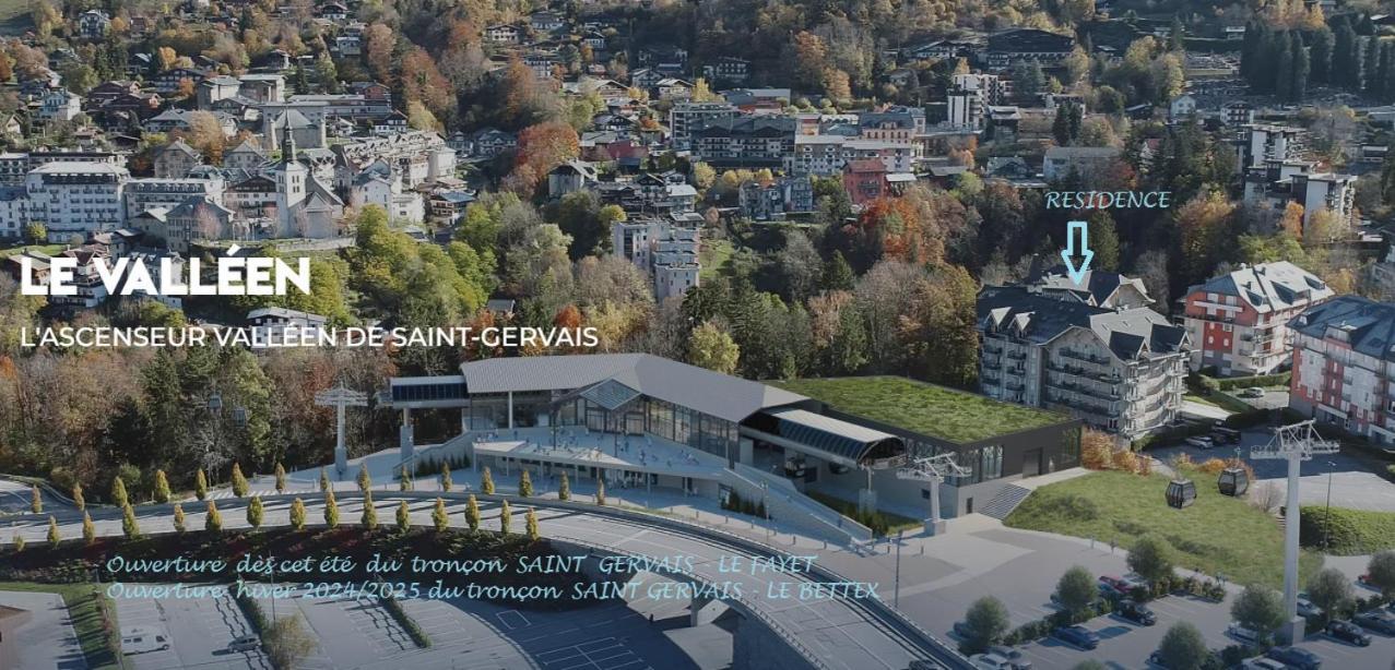 Appartement T2+Cabine Independante Au Depart Des Telecabines Saint-Gervais/Bettex/Mont D'Arbois Kültér fotó