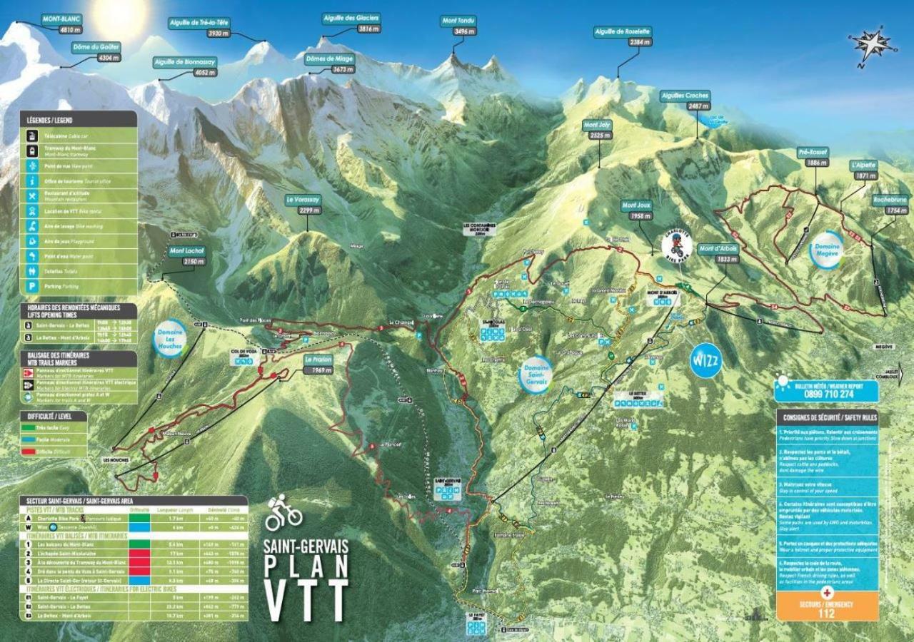 Appartement T2+Cabine Independante Au Depart Des Telecabines Saint-Gervais/Bettex/Mont D'Arbois Kültér fotó