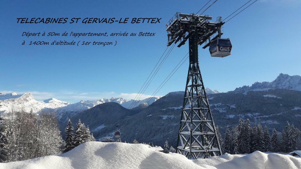 Appartement T2+Cabine Independante Au Depart Des Telecabines Saint-Gervais/Bettex/Mont D'Arbois Kültér fotó